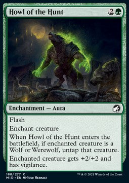 Howl of the Hunt⁣ - Innistrad: Midnight Hunt⁣ (Common)⁣ [188]