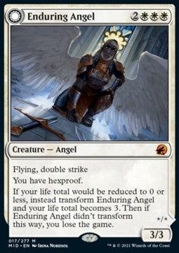 Enduring Angel // Angelic Enforcer⁣ - Innistrad: Midnight Hunt⁣ (Mythic)⁣ [17]
