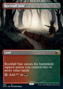 Rockfall Vale⁣ - Innistrad: Midnight Hunt: Extras⁣ (Rare)⁣ [284]