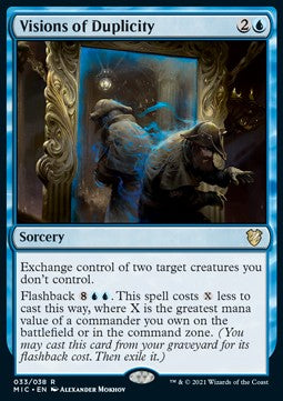 Visions of Duplicity (V.1)⁣ - Commander: Innistrad: Midnight Hunt⁣ (Rare)⁣ [33]