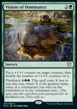 Visions of Dominance (V.1)⁣ - Commander: Innistrad: Midnight Hunt⁣ (Rare)⁣ [37]