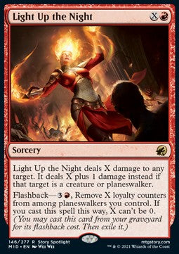 Light Up the Night⁣ - Innistrad: Midnight Hunt⁣ (Rare)⁣ [146]