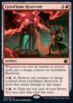 Geistflame Reservoir⁣ - Innistrad: Midnight Hunt⁣ (Rare)⁣ [142]
