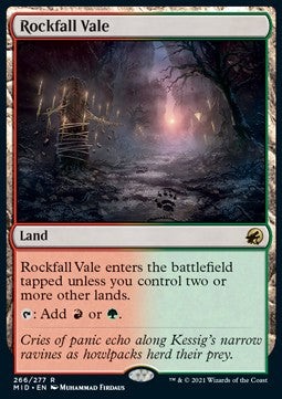 Rockfall Vale⁣ - Innistrad: Midnight Hunt⁣ (Rare)⁣ [266]
