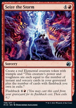 Seize the Storm⁣ - Innistrad: Midnight Hunt⁣ (Uncommon)⁣ [158]