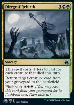 Diregraf Rebirth⁣ - Innistrad: Midnight Hunt⁣ (Uncommon)⁣ [220]