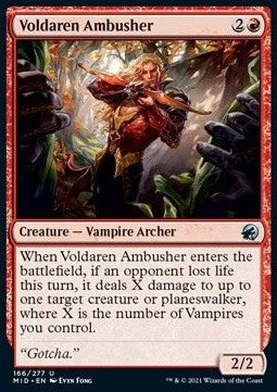 Voldaren Ambusher⁣ - Innistrad: Midnight Hunt⁣ (Uncommon)⁣ [166]