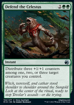Defend the Celestus⁣ - Innistrad: Midnight Hunt⁣ (Uncommon)⁣ [182]