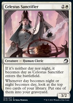 Celestus Sanctifier⁣ - Innistrad: Midnight Hunt⁣ (Common)⁣ [12]