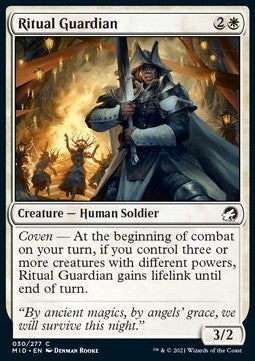 Ritual Guardian⁣ - Innistrad: Midnight Hunt⁣ (Common)⁣ [30]