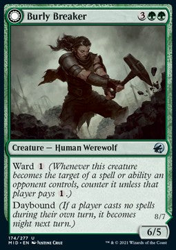 Burly Breaker // Dire-Strain Demolisher⁣ - Innistrad: Midnight Hunt⁣ (Uncommon)⁣ [174]