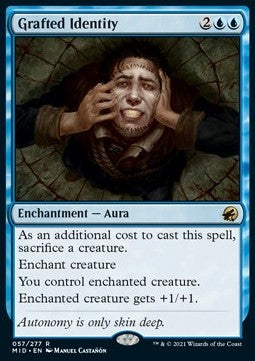 Grafted Identity⁣ - Innistrad: Midnight Hunt⁣ (Rare)⁣ [57]