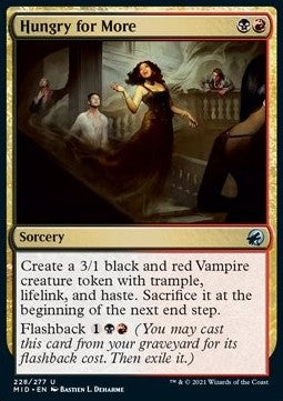 Hungry for More⁣ - Innistrad: Midnight Hunt⁣ (Uncommon)⁣ [228]