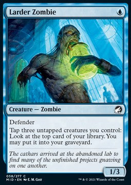 Larder Zombie⁣ - Innistrad: Midnight Hunt⁣ (Common)⁣ [58]