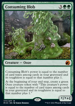 Consuming Blob⁣ - Innistrad: Midnight Hunt⁣ (Mythic)⁣ [177]