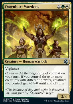 Dawnhart Wardens⁣ - Innistrad: Midnight Hunt⁣ (Uncommon)⁣ [216]