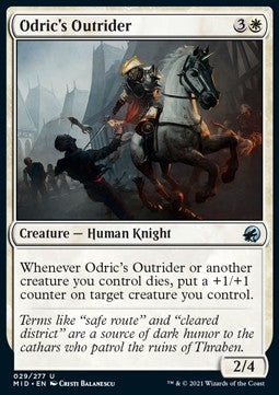 Odric's Outrider⁣ - Innistrad: Midnight Hunt⁣ (Uncommon)⁣ [29]