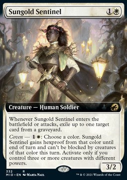 Sungold Sentinel⁣ - Innistrad: Midnight Hunt: Extras⁣ (Rare)⁣ [332]