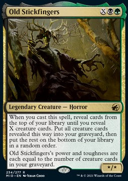 Old Stickfingers⁣ - Innistrad: Midnight Hunt⁣ (Rare)⁣ [234]