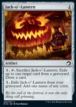 Jack-o'-Lantern⁣ - Innistrad: Midnight Hunt⁣ (Common)⁣ [254]