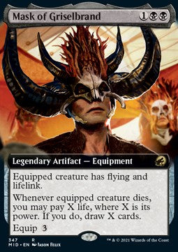 Mask of Griselbrand⁣ - Innistrad: Midnight Hunt: Extras⁣ (Rare)⁣ [347]