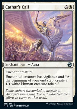 Cathar's Call⁣ - Innistrad: Midnight Hunt⁣ (Uncommon)⁣ [11]