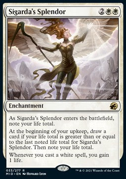 Sigarda's Splendor⁣ - Innistrad: Midnight Hunt⁣ (Rare)⁣ [33]