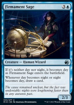 Firmament Sage⁣ - Innistrad: Midnight Hunt⁣ (Uncommon)⁣ [53]