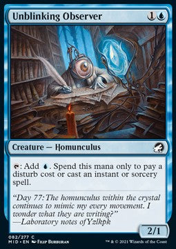 Unblinking Observer⁣ - Innistrad: Midnight Hunt⁣ (Common)⁣ [82]