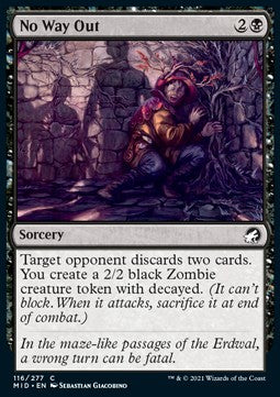 No Way Out⁣ - Innistrad: Midnight Hunt⁣ (Common)⁣ [116]