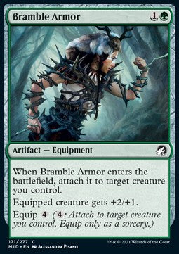 Bramble Armor⁣ - Innistrad: Midnight Hunt⁣ (Common)⁣ [171]