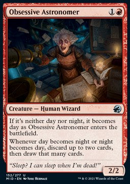 Obsessive Astronomer⁣ - Innistrad: Midnight Hunt⁣ (Uncommon)⁣ [152]