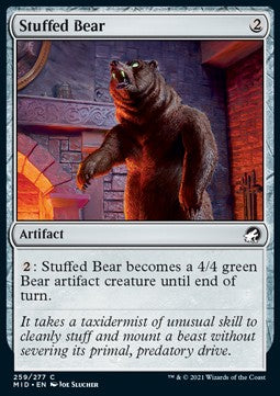 Stuffed Bear⁣ - Innistrad: Midnight Hunt⁣ (Common)⁣ [259]