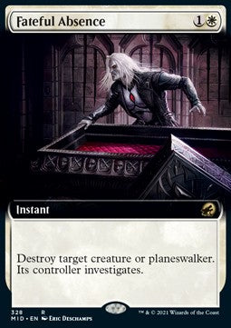 Fateful Absence⁣ - Innistrad: Midnight Hunt: Extras⁣ (Rare)⁣ [328]