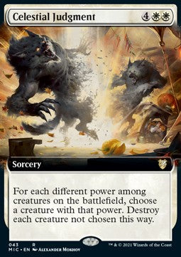 Celestial Judgment (V.2)⁣ - Commander: Innistrad: Midnight Hunt⁣ (Rare)⁣ [43]