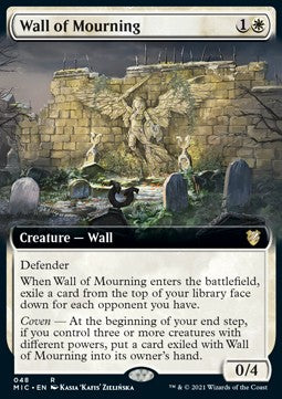 Wall of Mourning (V.2)⁣ - Commander: Innistrad: Midnight Hunt⁣ (Rare)⁣ [48]