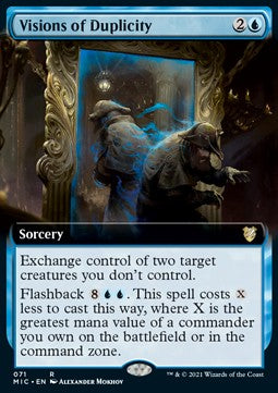 Visions of Duplicity (V.2)⁣ - Commander: Innistrad: Midnight Hunt⁣ (Rare)⁣ [71]