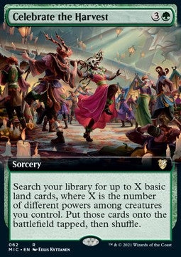 Celebrate the Harvest (V.2)⁣ - Commander: Innistrad: Midnight Hunt⁣ (Rare)⁣ [62]