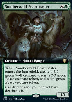 Somberwald Beastmaster (V.2)⁣ - Commander: Innistrad: Midnight Hunt⁣ (Rare)⁣ [68]