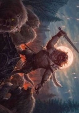 Art Series: Tovolar, the Midnight Scourge (V.1)⁣ - Innistrad: Midnight Hunt: Extras⁣ (Tip Card)⁣ [A06]