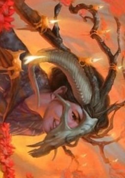 Art Series: Hedgewitch's Mask (V.1)⁣ - Innistrad: Midnight Hunt: Extras⁣ (Tip Card)⁣ [A17]