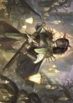 Art Series: Sungold Sentinel (V.1)⁣ - Innistrad: Midnight Hunt: Extras⁣ (Tip Card)⁣ [A20]