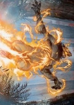 Art Series: Burn the Accursed (V.1)⁣ - Innistrad: Midnight Hunt: Extras⁣ (Tip Card)⁣ [A42]