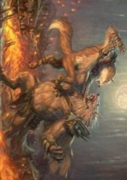 Art Series: Duel for Dominance (V.1)⁣ - Innistrad: Midnight Hunt: Extras⁣ (Tip Card)⁣ [A51]