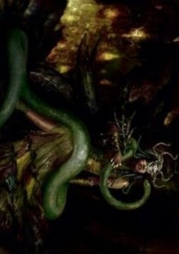 Art Series: Saryth, the Viper's Fang (V.1)⁣ - Innistrad: Midnight Hunt: Extras⁣ (Tip Card)⁣ [A53]