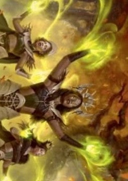 Art Series: Dawnhart Wardens (V.1)⁣ - Innistrad: Midnight Hunt: Extras⁣ (Tip Card)⁣ [A57]