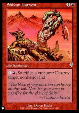 Shivan Harvest⁣ - The List⁣ (Uncommon)⁣ [167]