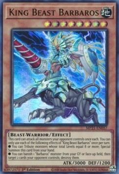 King Beast Barbaros⁣ - 2021 Tin of Ancient Battles⁣ (Ultra Rare)⁣ [057]