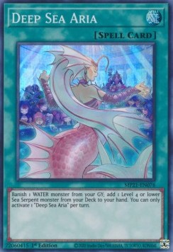 Deep Sea Aria⁣ - 2021 Tin of Ancient Battles⁣ (Super Rare)⁣ [076]