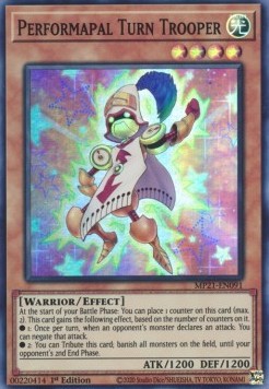 Performapal Turn Trooper⁣ - 2021 Tin of Ancient Battles⁣ (Super Rare)⁣ [091]